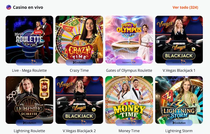 Vulkan Vegas Casino Juegos games